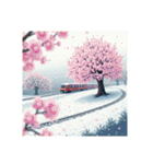 Scenic Landscapes ＆ Trains/風景と鉄道（個別スタンプ：25）
