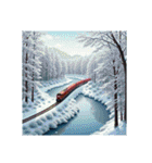 Scenic Landscapes ＆ Trains/風景と鉄道（個別スタンプ：26）