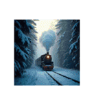 Scenic Landscapes ＆ Trains/風景と鉄道（個別スタンプ：27）