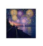 Scenic Landscapes ＆ Trains/風景と鉄道（個別スタンプ：32）