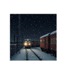 Scenic Landscapes ＆ Trains/風景と鉄道（個別スタンプ：34）