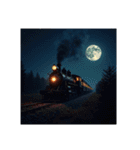 Scenic Landscapes ＆ Trains/風景と鉄道（個別スタンプ：36）