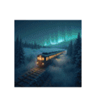 Scenic Landscapes ＆ Trains/風景と鉄道（個別スタンプ：38）