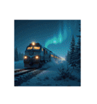 Scenic Landscapes ＆ Trains/風景と鉄道（個別スタンプ：40）
