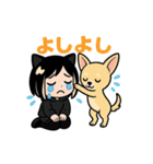 黒猫にゃんこ少年ライブへ行く（個別スタンプ：10）