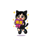 黒猫にゃんこ少年ライブへ行く（個別スタンプ：12）