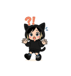 黒猫にゃんこ少年ライブへ行く（個別スタンプ：26）