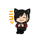 黒猫にゃんこ少年ライブへ行く（個別スタンプ：29）