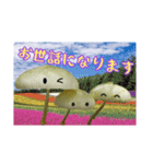 幸福のキノコ♡コガネキヌカラカサダケ（個別スタンプ：5）