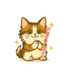 動物スタンプ(のるくん・えるちゃん)（個別スタンプ：15）