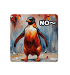 ペンギンたちの日常会話（個別スタンプ：4）