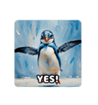 ペンギンたちの日常会話（個別スタンプ：25）
