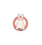 日常で使いやすいうさぎちゃんスタンプ（個別スタンプ：6）