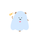 おばけになりたいくま（個別スタンプ：1）