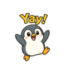 ジョイフルペンギンの気持ちスタンプ（個別スタンプ：1）