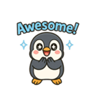 ジョイフルペンギンの気持ちスタンプ（個別スタンプ：5）