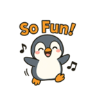 ジョイフルペンギンの気持ちスタンプ（個別スタンプ：25）