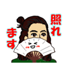 ロン毛男性のラインスタンプ（個別スタンプ：32）