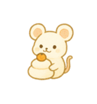 季節のスタンプ（スイーツアニマル）（個別スタンプ：1）