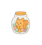 季節のスタンプ（スイーツアニマル）（個別スタンプ：9）