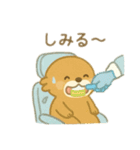 可愛い動物達の歯医者さん 日本語（個別スタンプ：6）