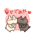 しろとくろ ぱーと33 オタク！（個別スタンプ：3）