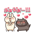 しろとくろ ぱーと33 オタク！（個別スタンプ：6）