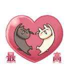 しろとくろ ぱーと33 オタク！（個別スタンプ：12）