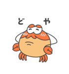 たしカニくん と ふシギちゃん（個別スタンプ：19）
