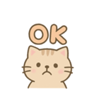 ねこのゆるっとごあいさつ（個別スタンプ：10）