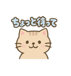 ねこのゆるっとごあいさつ（個別スタンプ：14）