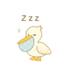 可愛い動物達のお昼寝＆おやすみ 日本語（個別スタンプ：1）