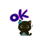 猫のアルビの仲間日常（個別スタンプ：4）