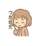 ふわもこ少女のやさしいあいさつ（個別スタンプ：5）