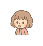 ふわもこ少女のやさしいあいさつ（個別スタンプ：17）