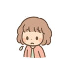 ふわもこ少女のやさしいあいさつ（個別スタンプ：28）