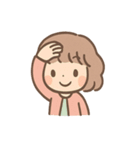ふわもこ少女のやさしいあいさつ（個別スタンプ：30）
