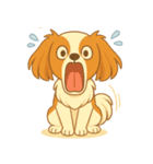 耳たれパピヨンのロイくん（個別スタンプ：24）