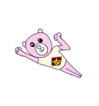 アップルちゃん(ピンクのクマ)（個別スタンプ：6）
