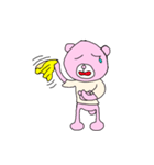 アップルちゃん(ピンクのクマ)（個別スタンプ：7）