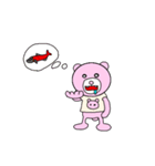 アップルちゃん(ピンクのクマ)（個別スタンプ：13）
