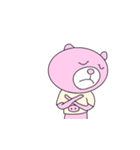 アップルちゃん(ピンクのクマ)（個別スタンプ：21）