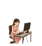 彼女1が必要です（個別スタンプ：4）