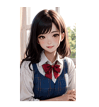 清純な少女写真（個別スタンプ：7）
