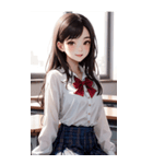 清純な少女写真（個別スタンプ：12）