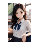 清純な少女写真（個別スタンプ：13）