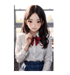 清純な少女写真（個別スタンプ：14）