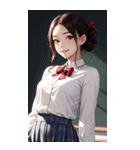 清純な少女写真（個別スタンプ：15）