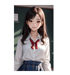 清純な少女写真（個別スタンプ：17）