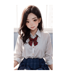 清純な少女写真（個別スタンプ：23）